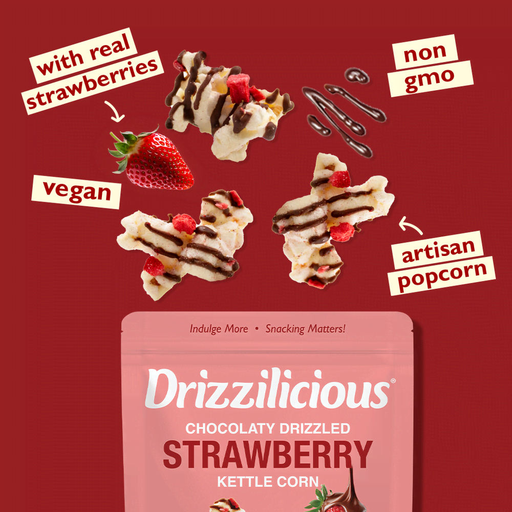 Alternative view of Strawberry Kettle Corn 4.5 oz